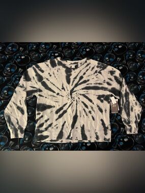 Activ8 Oversized Tie Dye Ladies Sweatshirt